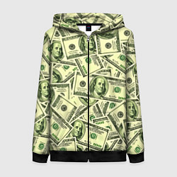 Женская толстовка на молнии Benjamin Franklin