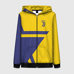 Женская толстовка на молнии FC Juventus: Star