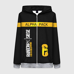Женская толстовка на молнии Rainbow Six Siege: Alpha Pack