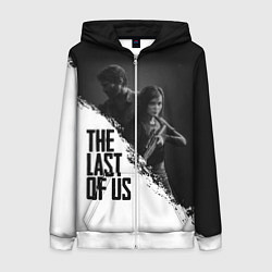Толстовка на молнии женская The Last of Us: White & Black, цвет: 3D-белый