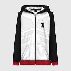 Толстовка на молнии женская JUVENTUS SPORT, цвет: 3D-красный