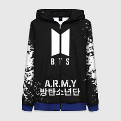 Женская толстовка на молнии BTS ARMY