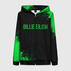 Женская толстовка на молнии Billie Eilish