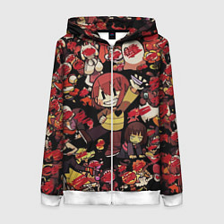 Женская толстовка на молнии UNDERTALE CHARA