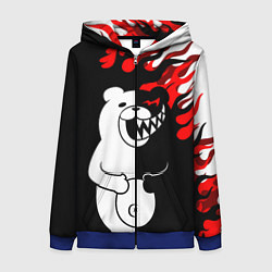 Женская толстовка на молнии MONOKUMA