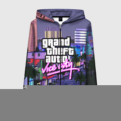 Женская толстовка на молнии Grand Theft Auto Vice City