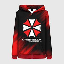 Женская толстовка на молнии Umbrella Corporation