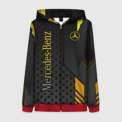 Женская толстовка на молнии Mercedes-Benz