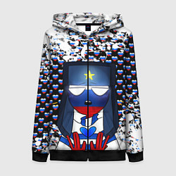 Женская толстовка на молнии CountryHumans