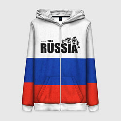 Женская толстовка на молнии Russia