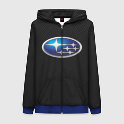 Женская толстовка на молнии SUBARU