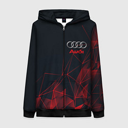 Женская толстовка на молнии AUDI