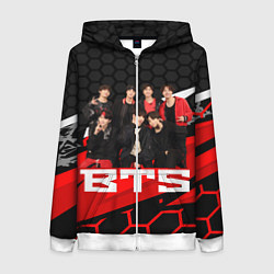 Женская толстовка на молнии BTS