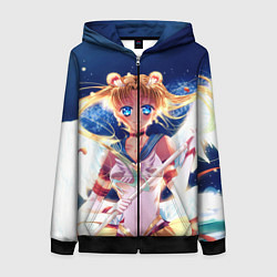 Женская толстовка на молнии SAILOR MOON
