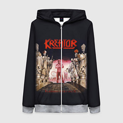 Толстовка на молнии женская Kreator 16, цвет: 3D-меланж