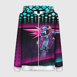 Женская толстовка на молнии НЕОНОВЫЙ ГОНЩИК