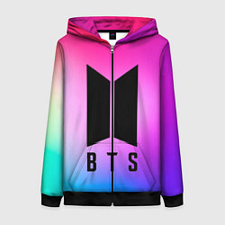 Женская толстовка на молнии BTS