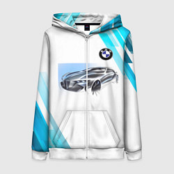 Женская толстовка на молнии BMW