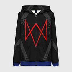 Женская толстовка на молнии WATCH DOGS LEGION