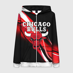 Женская толстовка на молнии CHICAGO BULLS