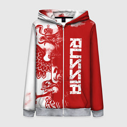 Женская толстовка на молнии Russia