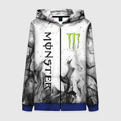 Толстовка на молнии женская MONSTER ENERGY, цвет: 3D-синий