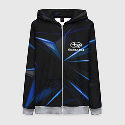 Женская толстовка на молнии SUBARU