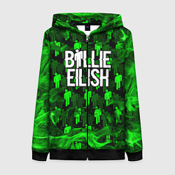 Толстовка на молнии женская BILLIE EILISH, цвет: 3D-черный