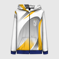 Толстовка на молнии женская Juventus Uniform, цвет: 3D-синий