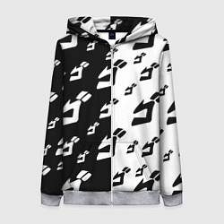 Толстовка на молнии женская JoJo Bizarre Adventure, цвет: 3D-меланж