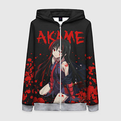 Женская толстовка на молнии Убийца Акаме