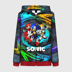 Женская толстовка на молнии SONIC TRIO