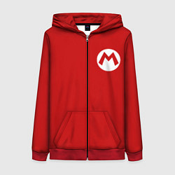 Толстовка на молнии женская МАРИО, цвет: 3D-красный