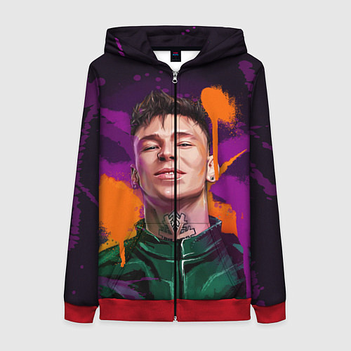 Женская толстовка на молнии Niletto / 3D-Красный – фото 1