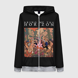 Толстовка на молнии женская BRING ME THE HORIZON, цвет: 3D-меланж