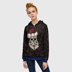 Толстовка на молнии женская El Santa, цвет: 3D-синий — фото 2