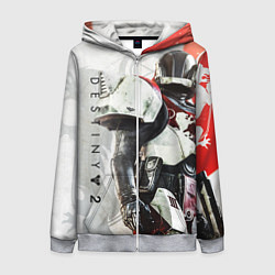 Толстовка на молнии женская DESTINY, TITAN, цвет: 3D-меланж