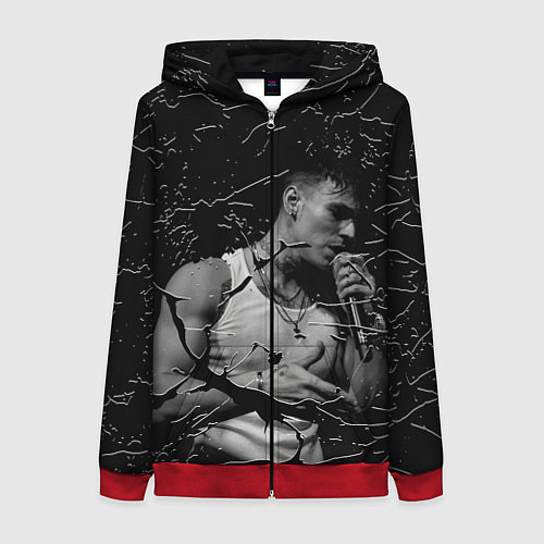 Женская толстовка на молнии NILETTO / 3D-Красный – фото 1