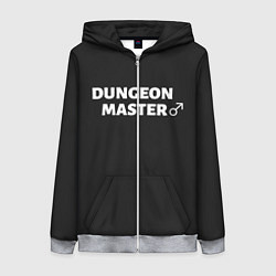 Толстовка на молнии женская Dungeon Master, цвет: 3D-меланж