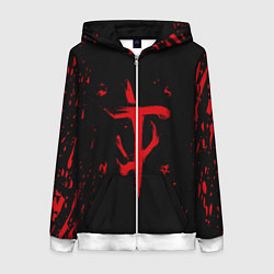 Женская толстовка на молнии DOOM SLAYER