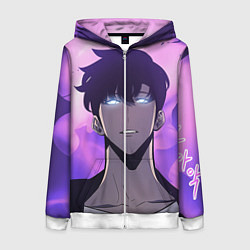 Женская толстовка на молнии Поднятие уровня в одиночку