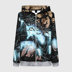 Толстовка на молнии женская Solo leveling, цвет: 3D-меланж