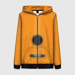 Женская толстовка на молнии ГИТАРА