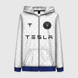 Толстовка на молнии женская INTER MIAMI FC TESLA KIT, цвет: 3D-синий