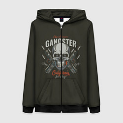Толстовка на молнии женская GANGSTER, цвет: 3D-черный