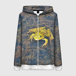 Женская толстовка на молнии Лягушка