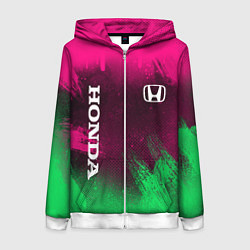 Женская толстовка на молнии NEON HONDA НЕОН ХОНДА