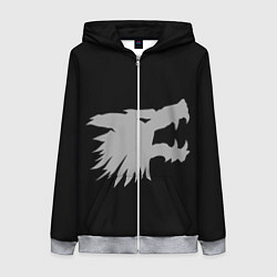 Толстовка на молнии женская Гангрел, цвет: 3D-меланж