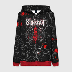 Женская толстовка на молнии Slipknot Rock Слипкнот Музыка Рок Гранж