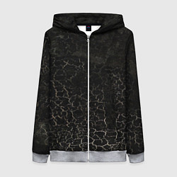 Женская толстовка на молнии Квадрат Малевича как фон